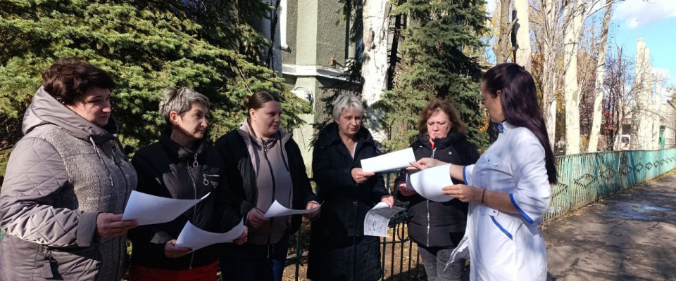 В ДНР  прошла акция «Жизнь без инсульта»!