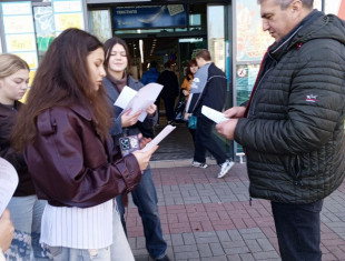 Молодёжный Совет РО АМСР ДНР и студенты Донецкого медицинского колледжа приняли участие в акции