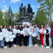 Митинг Молодежного совета ОПСА, посвящённый 80-й годовщине Победы в Великой Отечественной войне