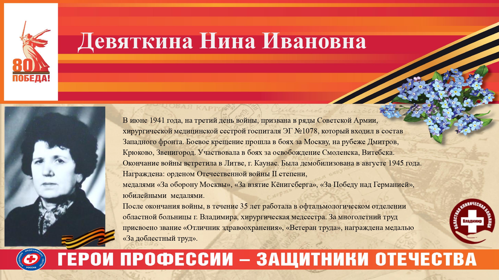 Всероссийская акция «Герои профессии — защитники Отечества»