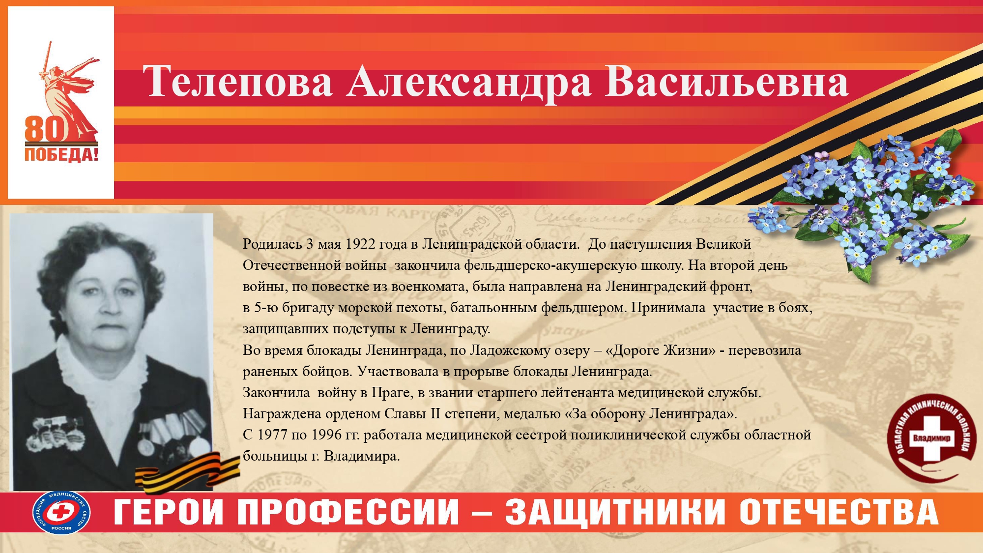 Всероссийская акция «Герои профессии — защитники Отечества»