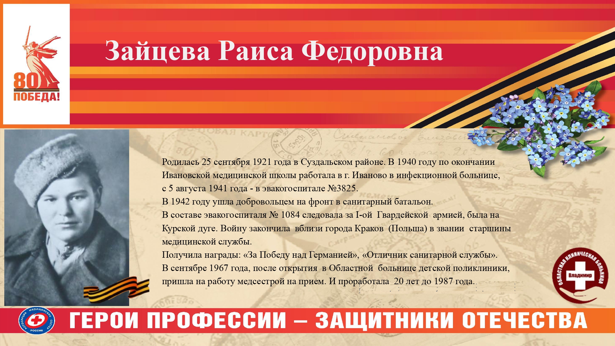 Всероссийская акция «Герои профессии — защитники Отечества»