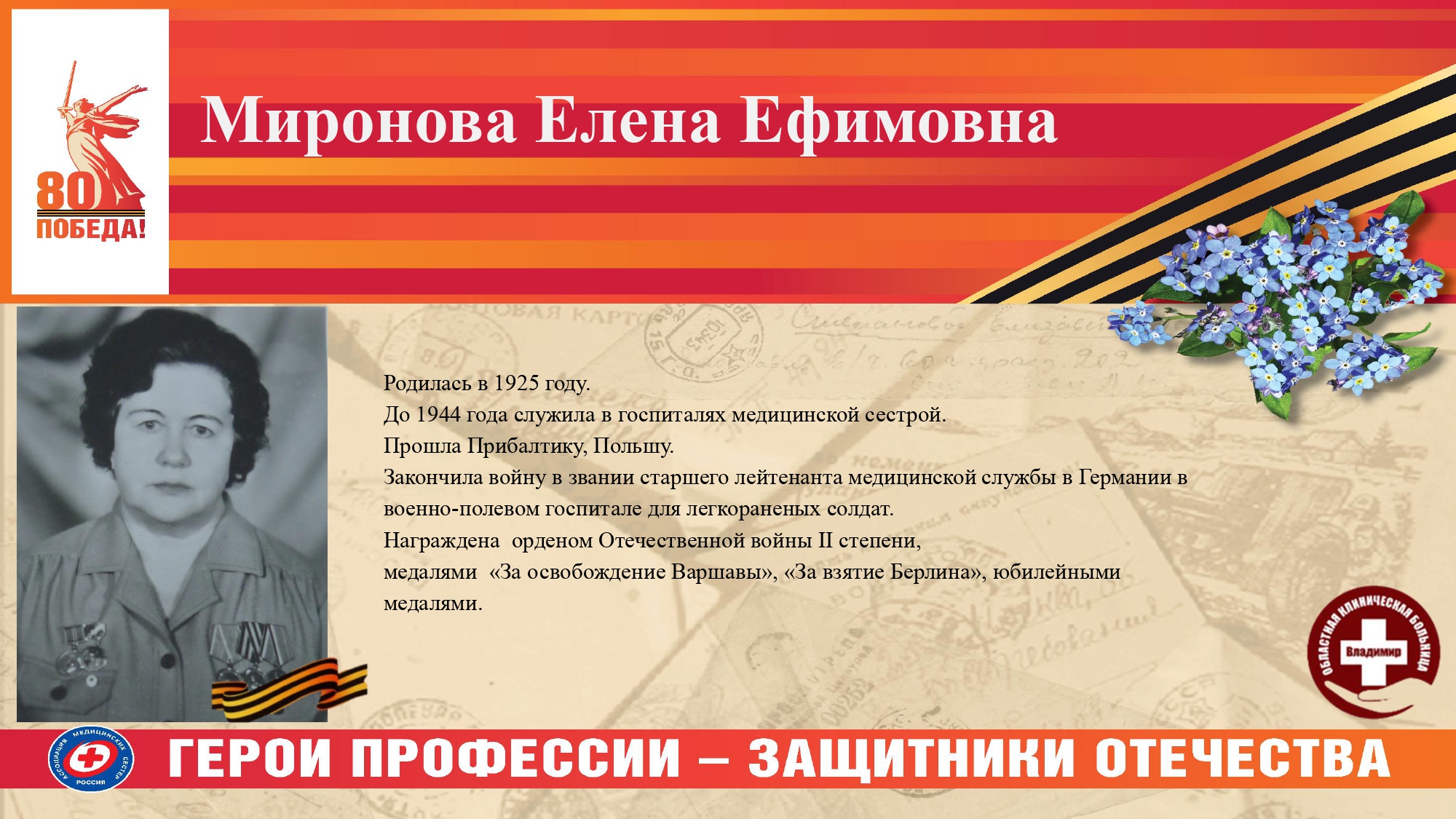 Всероссийская акция «Герои профессии — защитники Отечества»