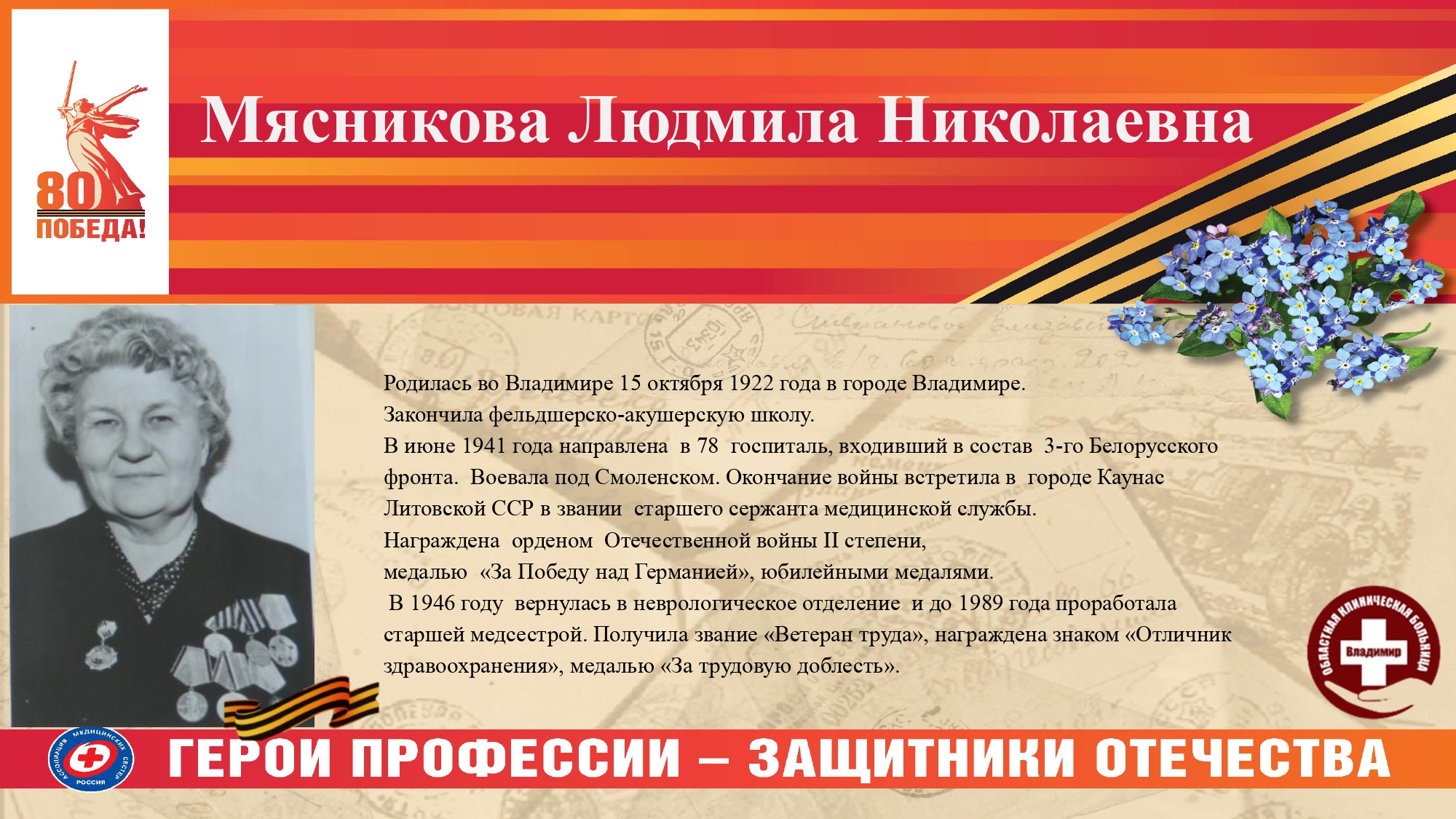Всероссийская акция «Герои профессии — защитники Отечества»
